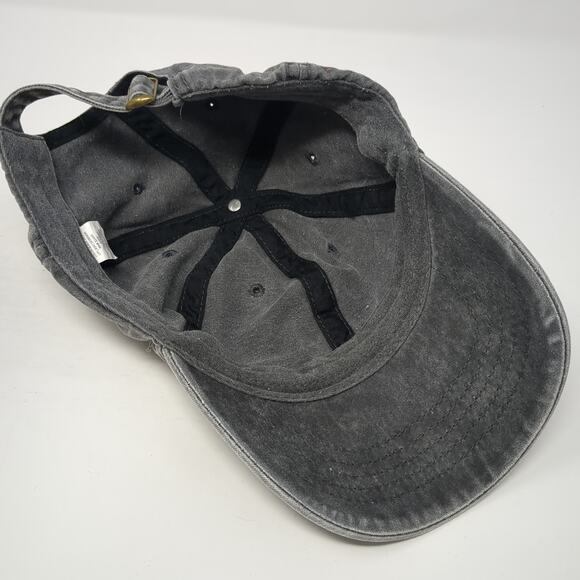 Unbranded Slideback Baseball Cap Gray One Size Adjustable Vented Holes Blank - Picture 7 of 9